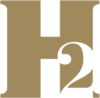 The image displays the chemical symbol for dihydrogen, "h2", in a stylized format with the letter "h" and the subscript "2" in a contrasting color.
